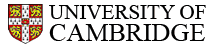 University of Cambridge website